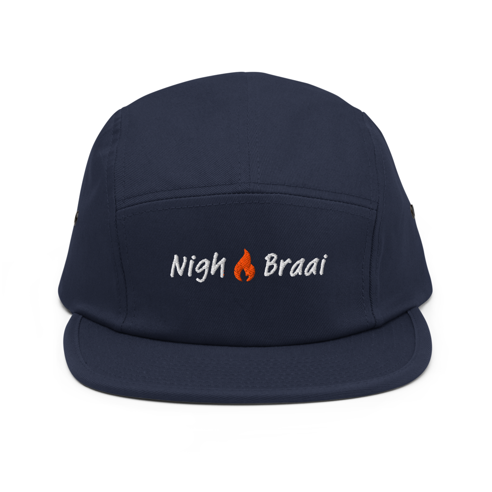 Five Panel Cap - Full Nigh Braai Logo