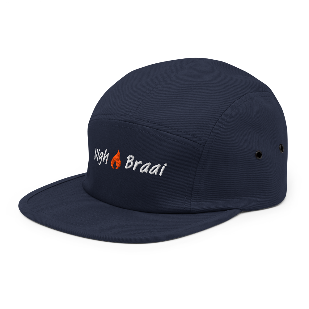 Five Panel Cap - Full Nigh Braai Logo